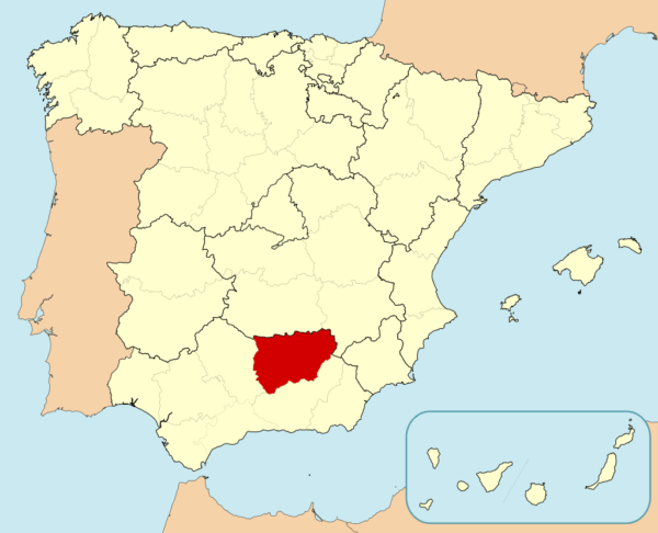 mapa jaen 600x486