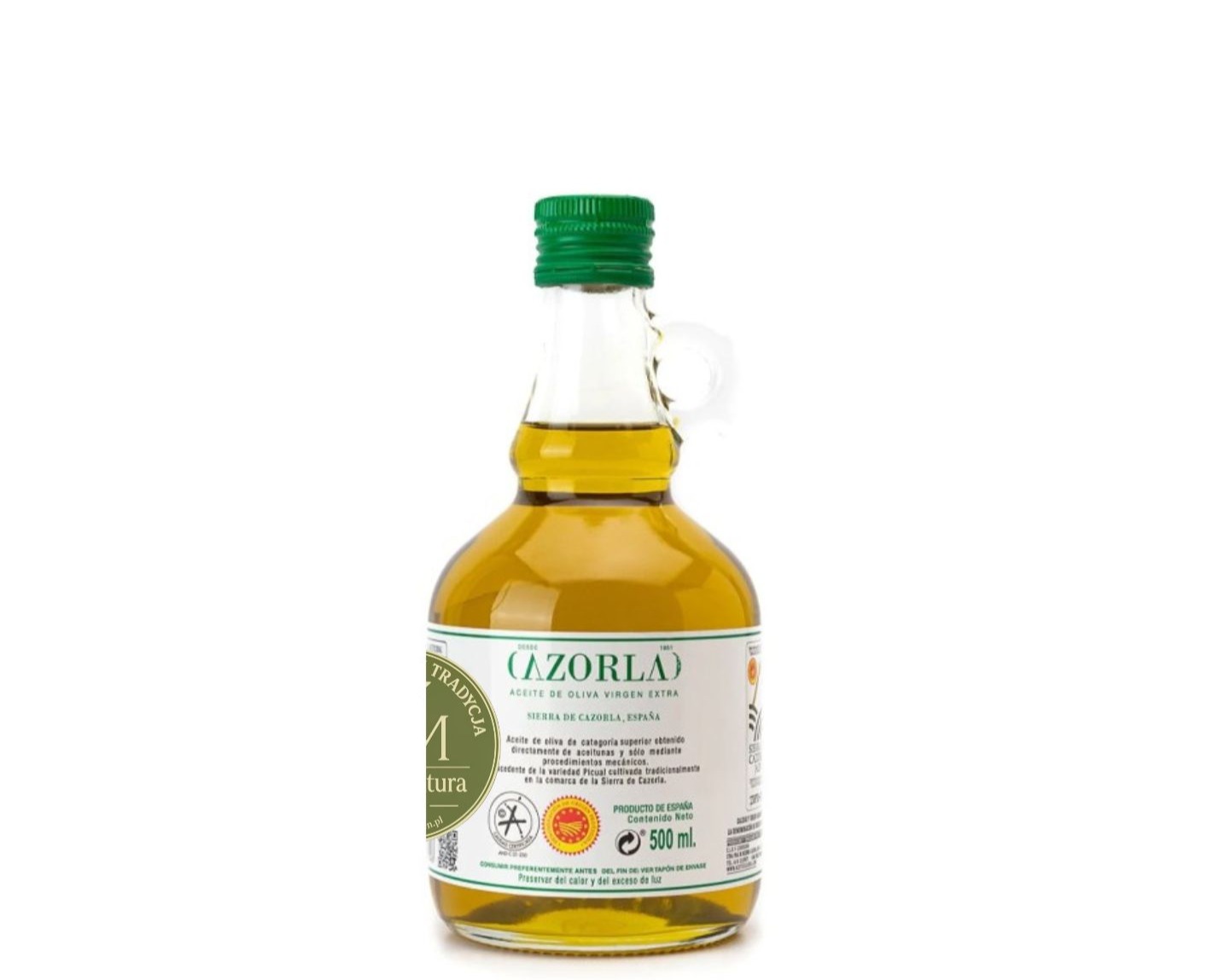 oliwa extra virgin cazorla z oliwek picual dzbanek szklany 500 ml oliwa extra virgin cazorla z oliwek picual dzbanek szklany 500 ml